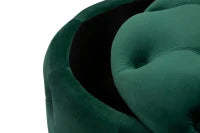 Pouf Contenitore Rich Verde cm Ø 55X42