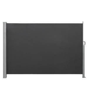 Tenda laterale per protezione privacy da balcone e terrazzo 180 x 300 cm (h x l) grigio scuro antracite 12_0001841