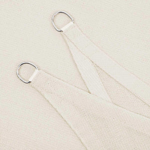 Vela ombreggiante in HDPE protezione solare anti UV traspirante per il giardino il balcone traspirante permeabile all'acqua 3 x 4 m beige 12_0001736