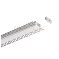 GSTP170- PROFILO IN ALLUMINIO A SCOMPARSA PER CARTONGESSO COLORE GRIGIO PIU DIFFUSORE MT2 L.2,75CM