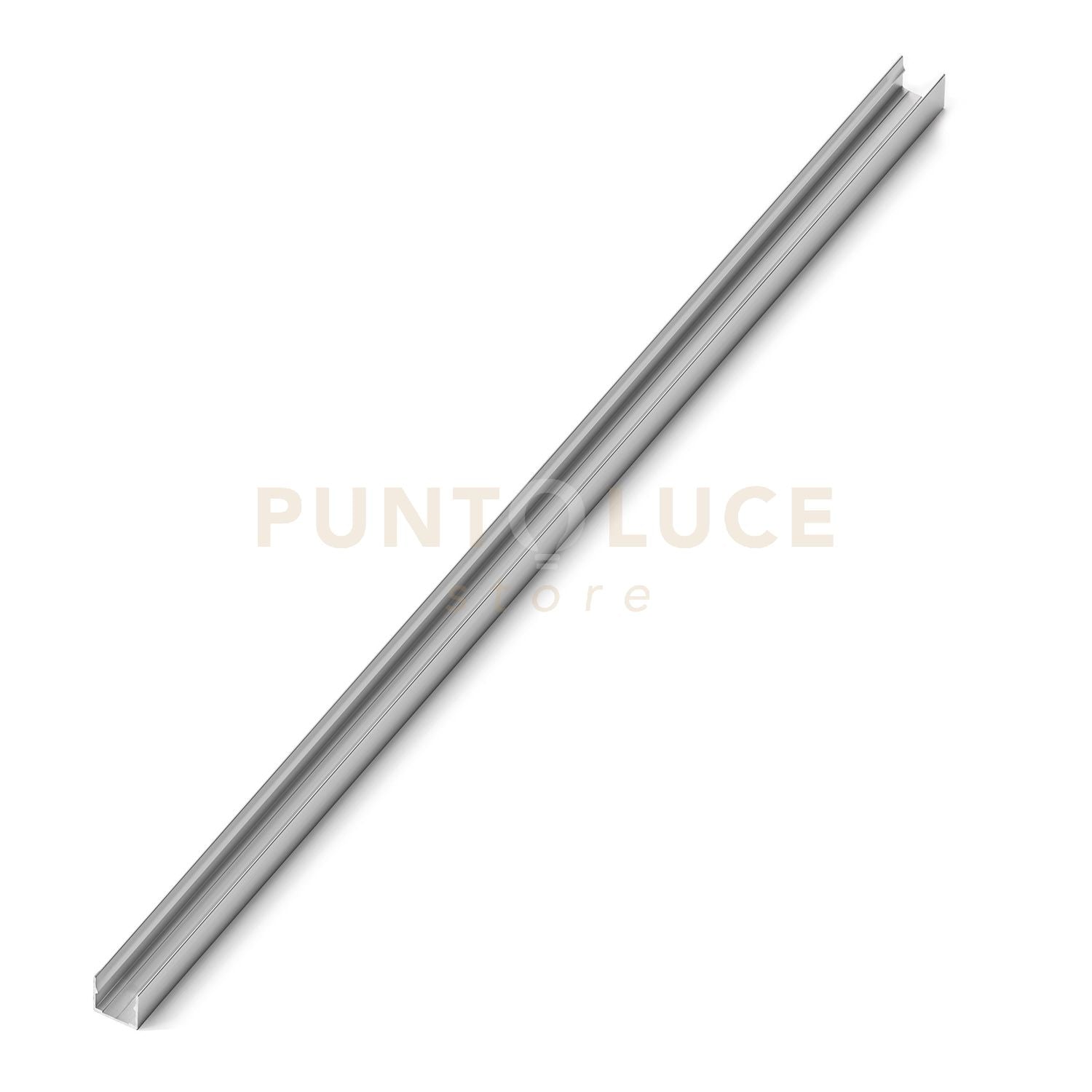 GSTP200- PROFIO PER STRISCE "GST210C o GST210N"LED LINEARI SEZIONABILE IN ALLUMINIO GRIGIO