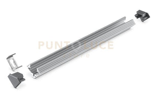 GSTP21- KIT PROFILO E DIFFUSORE 2 m incluse 2 testate terminali e 4 staffette