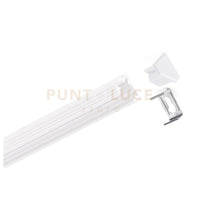 GSTP22- PROFILO IN ALLUMINIO SEZIONABILE ANGOLARE PARETE/SOFFITTO PIU DIFFUSORE  COLORE BIANCO MT2