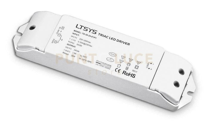 GSTT16- ALIMENTATORE DIMMERABILE IP20 PER STRISCE LED 24V 36W
