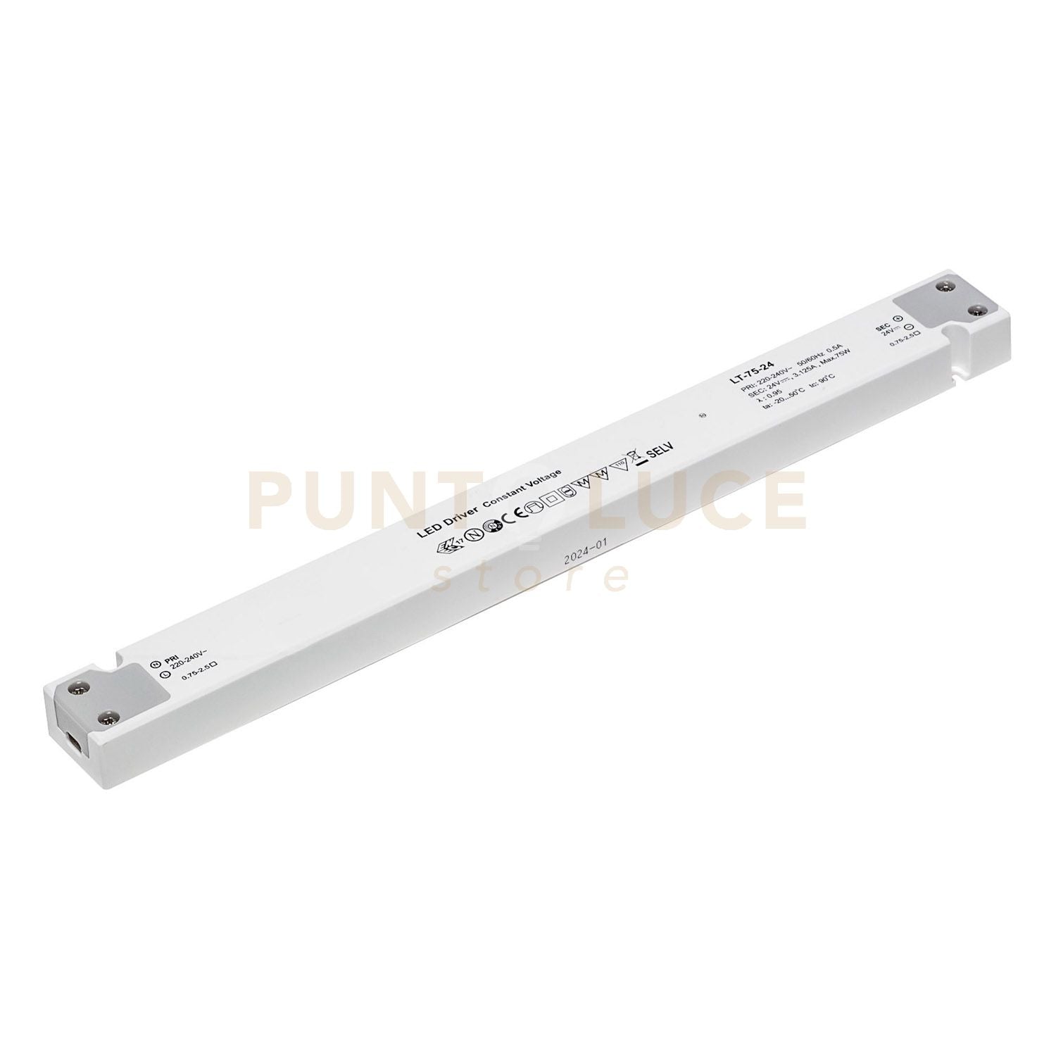 GSTT47- ALIMENTATORE E PER STRISCE LED 75W 220-240V IP20