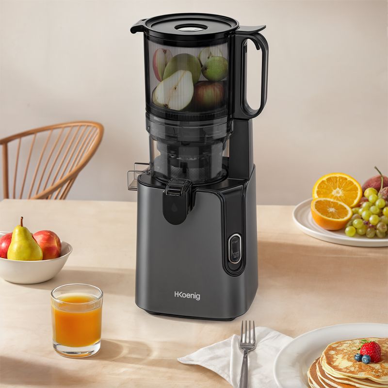 H.Koenig Estrattore Slow Juicer GSX26 con ampia apertura