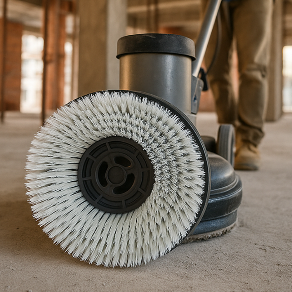 Spazzola nylon rigida setole 080 pulizia pavimenti maxititina