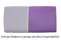 Guanciale Cuscino Letto Memory Anallergico Traspirante Sensation Lavanda