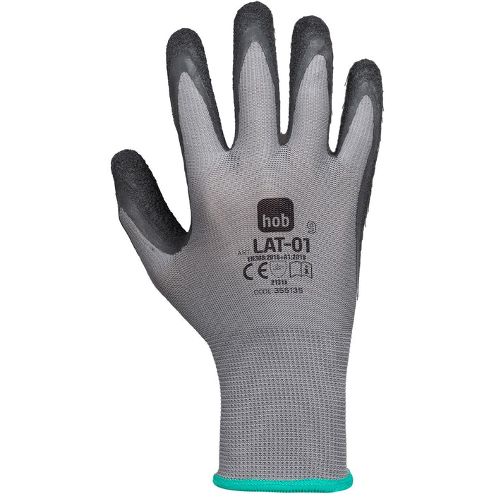 GUANTO A FILO CONTINUO 100% POLIESTERE/LATTICE TAGLIA 10 - 355135|LAT-01 HOB