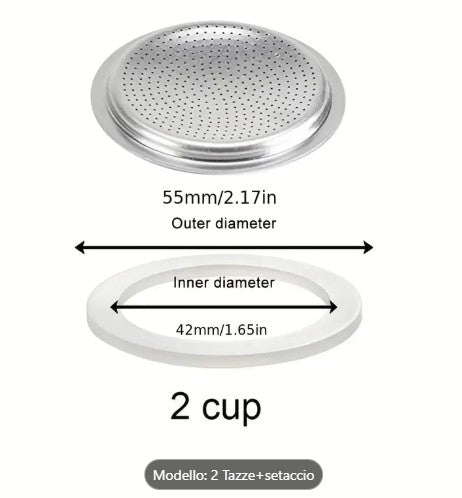 GUARNIZIONE CAF.TZ.2+FILTRO