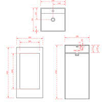Lavabo monoforo free standing magnus plus artificial stone bianco opaco matt *** confezione 1