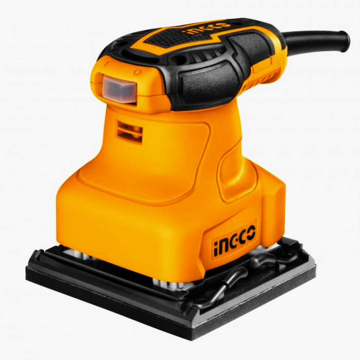 Levigatrice palmare a filo 240 w 5 fogli carta abrasiva + spazzole ricambio