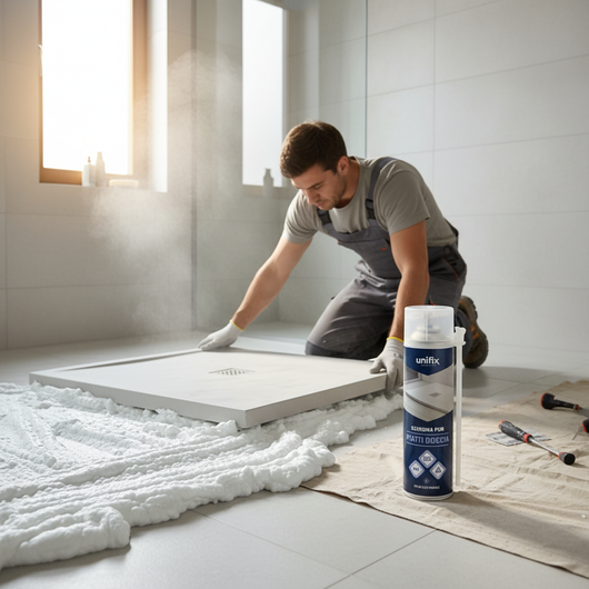 Schiuma poliuretanica piatti doccia manuale b3 500 ml