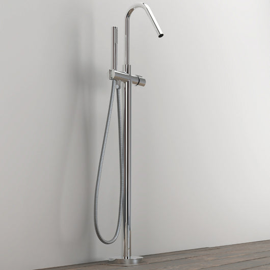 Gruppo vasca rubinetto incasso pavimento vasche free standing ottone 002