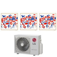 Condizionatore LG Trial Split Inverter serie ARTCOOL GALLERY PHOTO 9+9+9 con MU3R19 R-32 Wi-Fi Integrato 9000+9000+9000