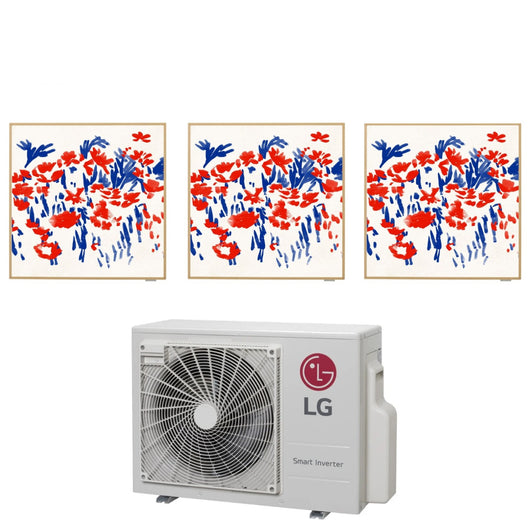 Condizionatore LG Trial Split Inverter serie ARTCOOL GALLERY PHOTO 9+9+9 con MU3R19 R-32 Wi-Fi Integrato 9000+9000+9000