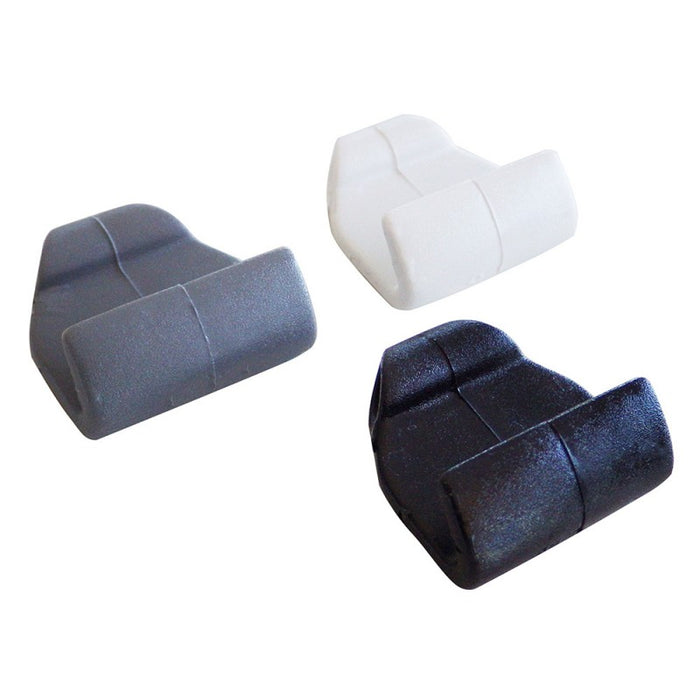 Gancio in nylon BIANCO PZ 10