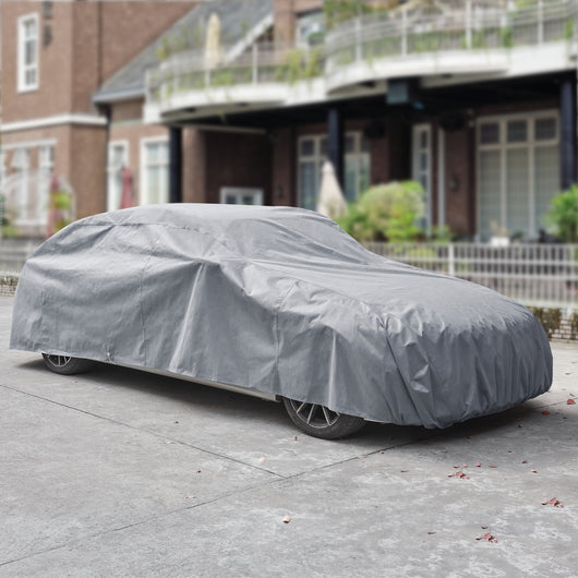 pro.tec Telo Copriauto Traspirante Formato L 570x202x118 cm - Grigio