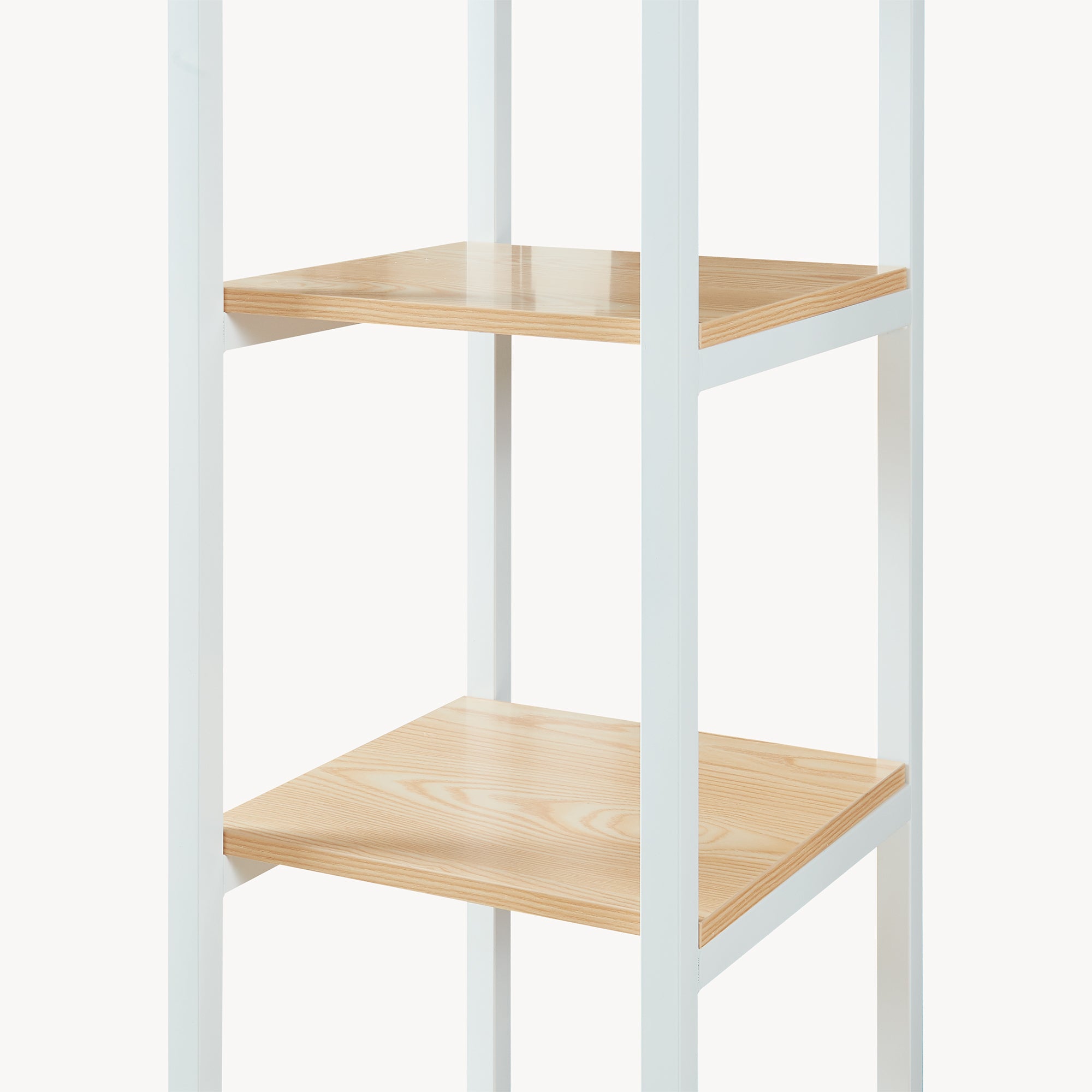 Armadio Aperto Egmating per Guardaroba 180 x 120 x 40 cm - Effetto Rovere / Bianco [en.casa]