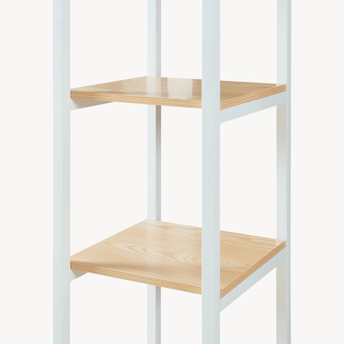 Armadio Aperto Egmating per Guardaroba 180 x 120 x 40 cm - Effetto Rovere / Bianco [en.casa]