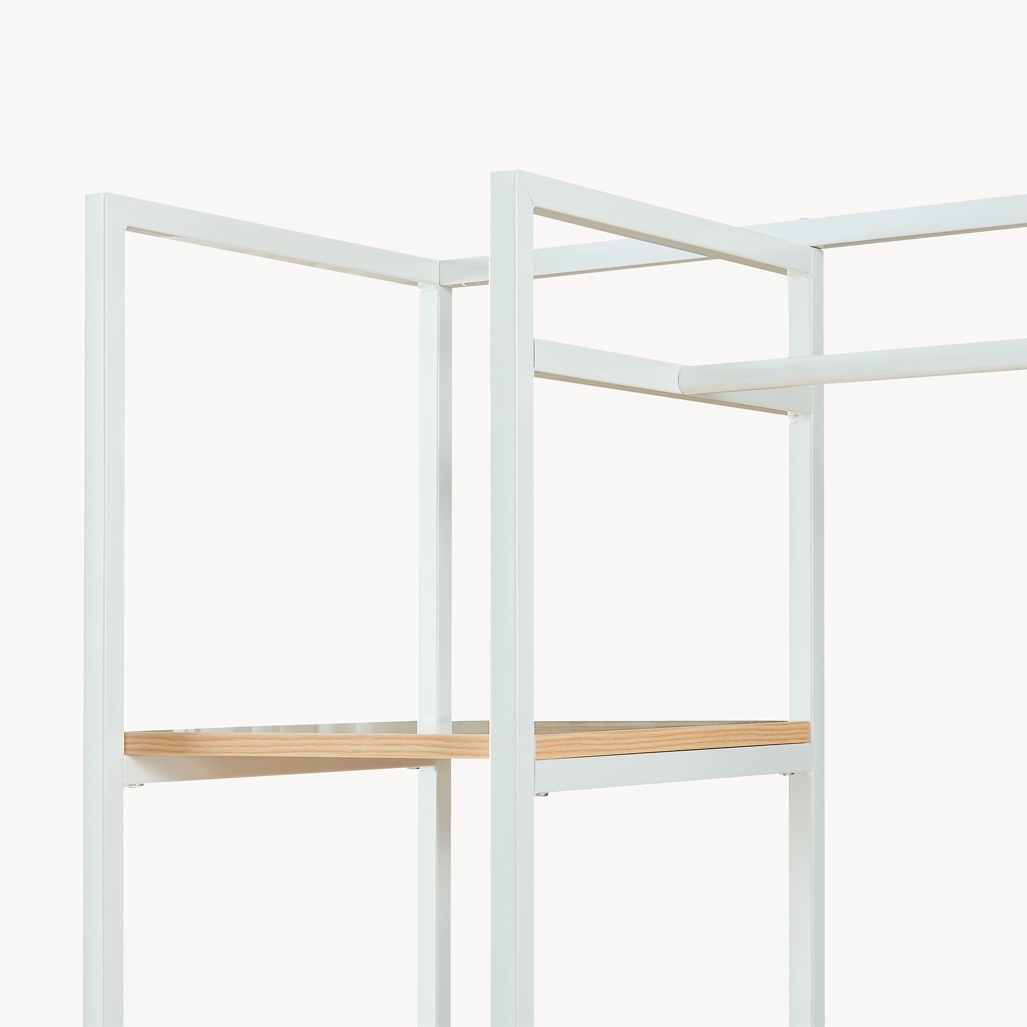 Organizzatore Guardaroba Horgau 180 x 120 x 40 cm - Effetto Rovere / Bianco [en.casa]