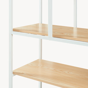 Organizzatore Guardaroba Horgau 180 x 120 x 40 cm - Effetto Rovere / Bianco [en.casa]