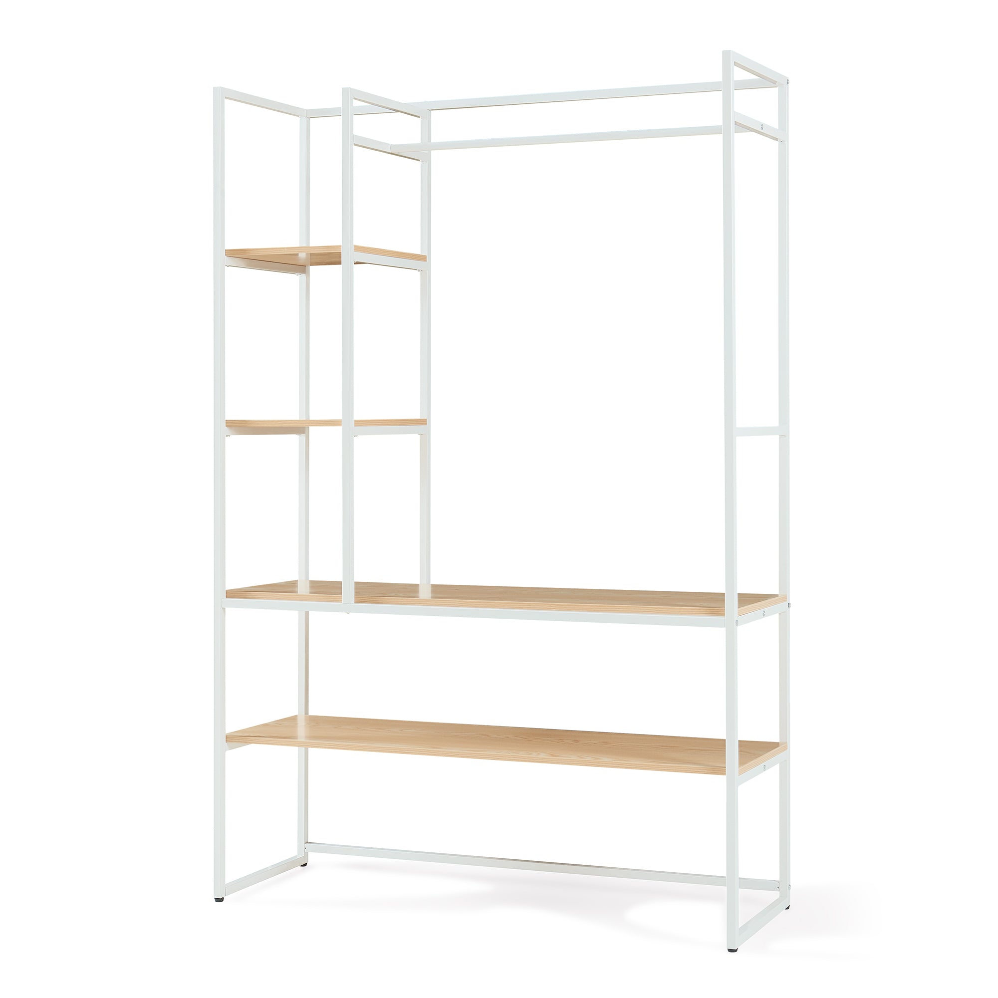 Organizzatore Guardaroba Horgau 180 x 120 x 40 cm - Effetto Rovere / Bianco [en.casa]