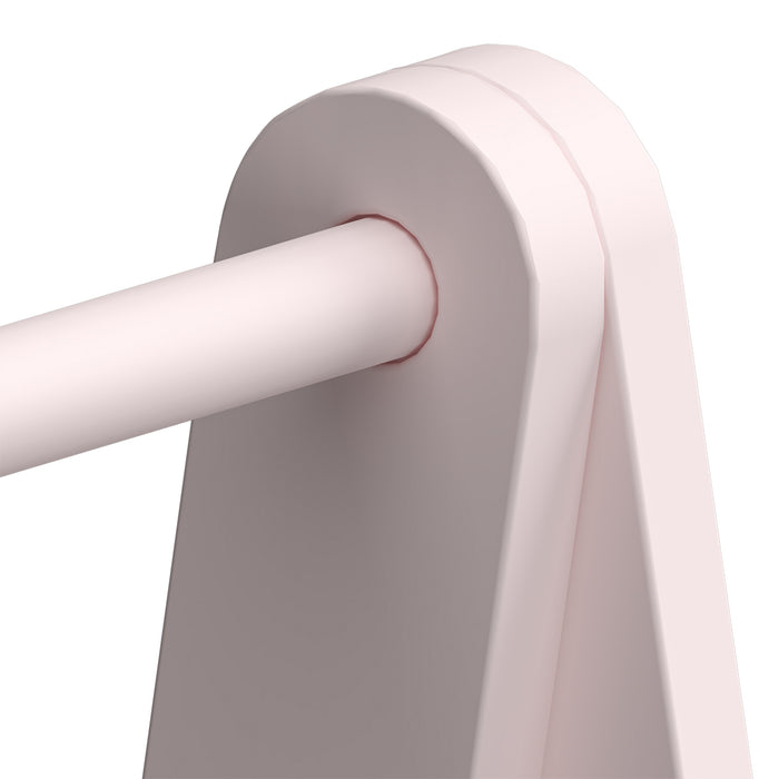 Stand Appendiabiti Vestnes a Forma di Capanna per Cameretta 99 x 66 x 38 cm - Rosa [en.casa]