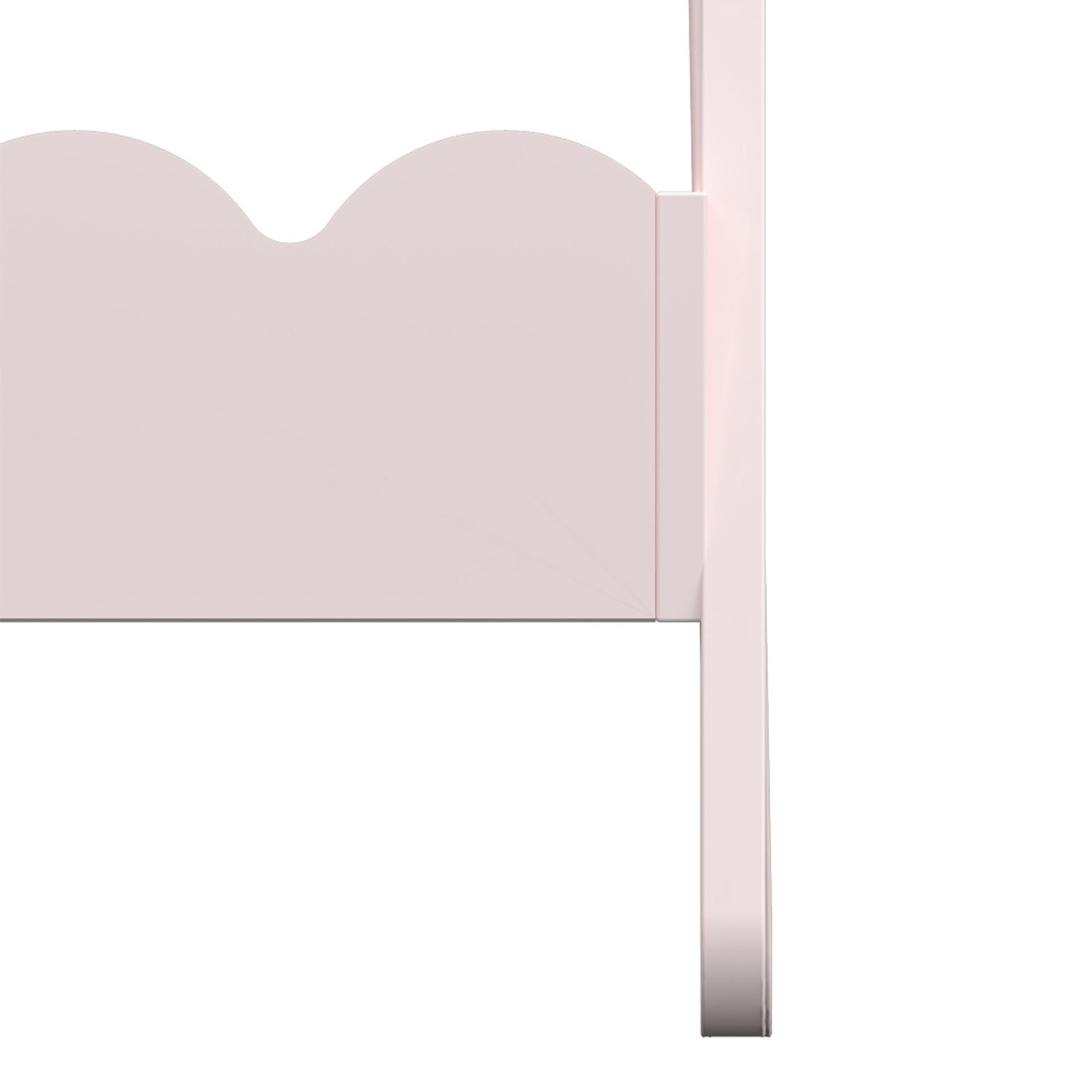 Stand Appendiabiti Vestnes a Forma di Capanna per Cameretta 99 x 66 x 38 cm - Rosa [en.casa]