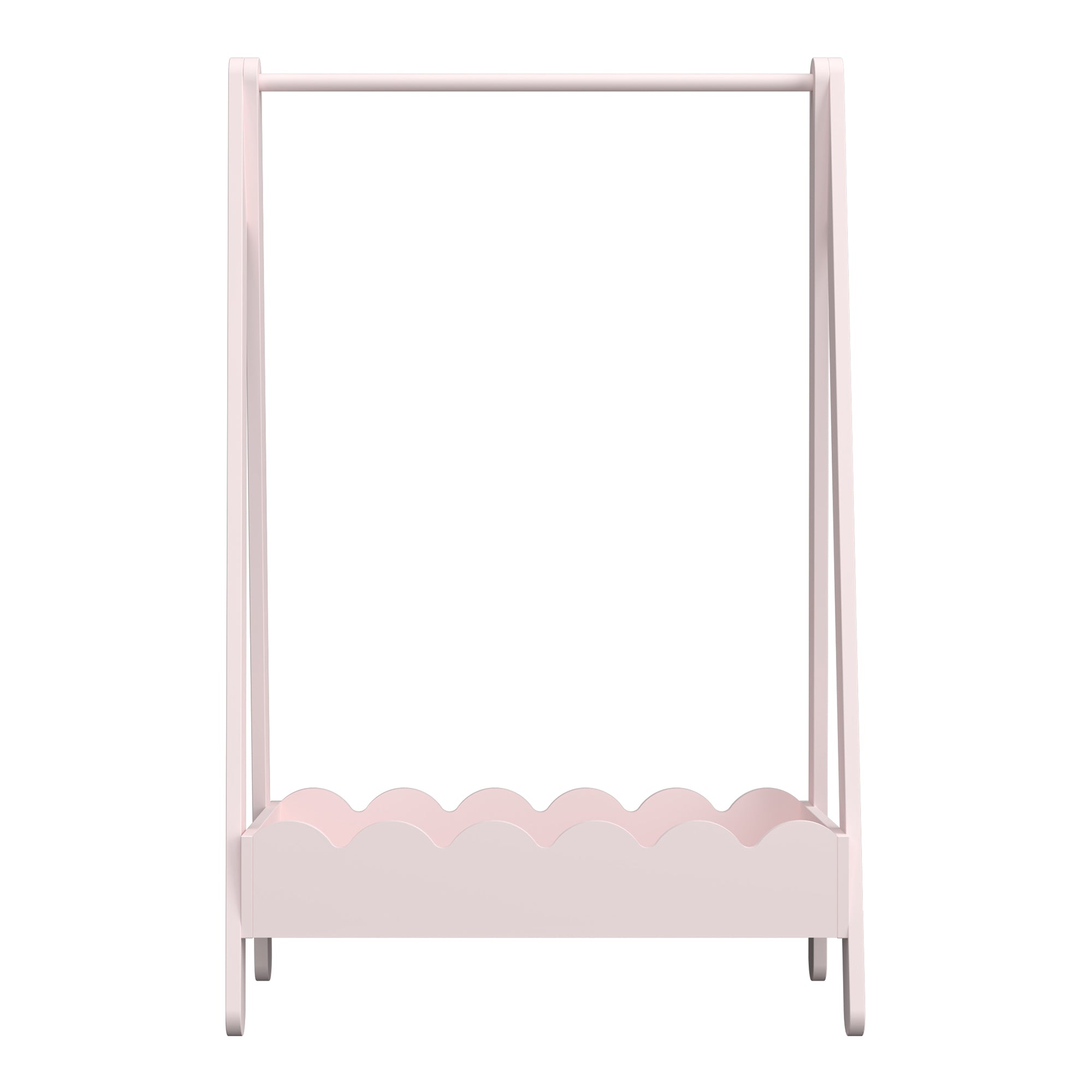 Stand Appendiabiti Vestnes a Forma di Capanna per Cameretta 99 x 66 x 38 cm - Rosa [en.casa]