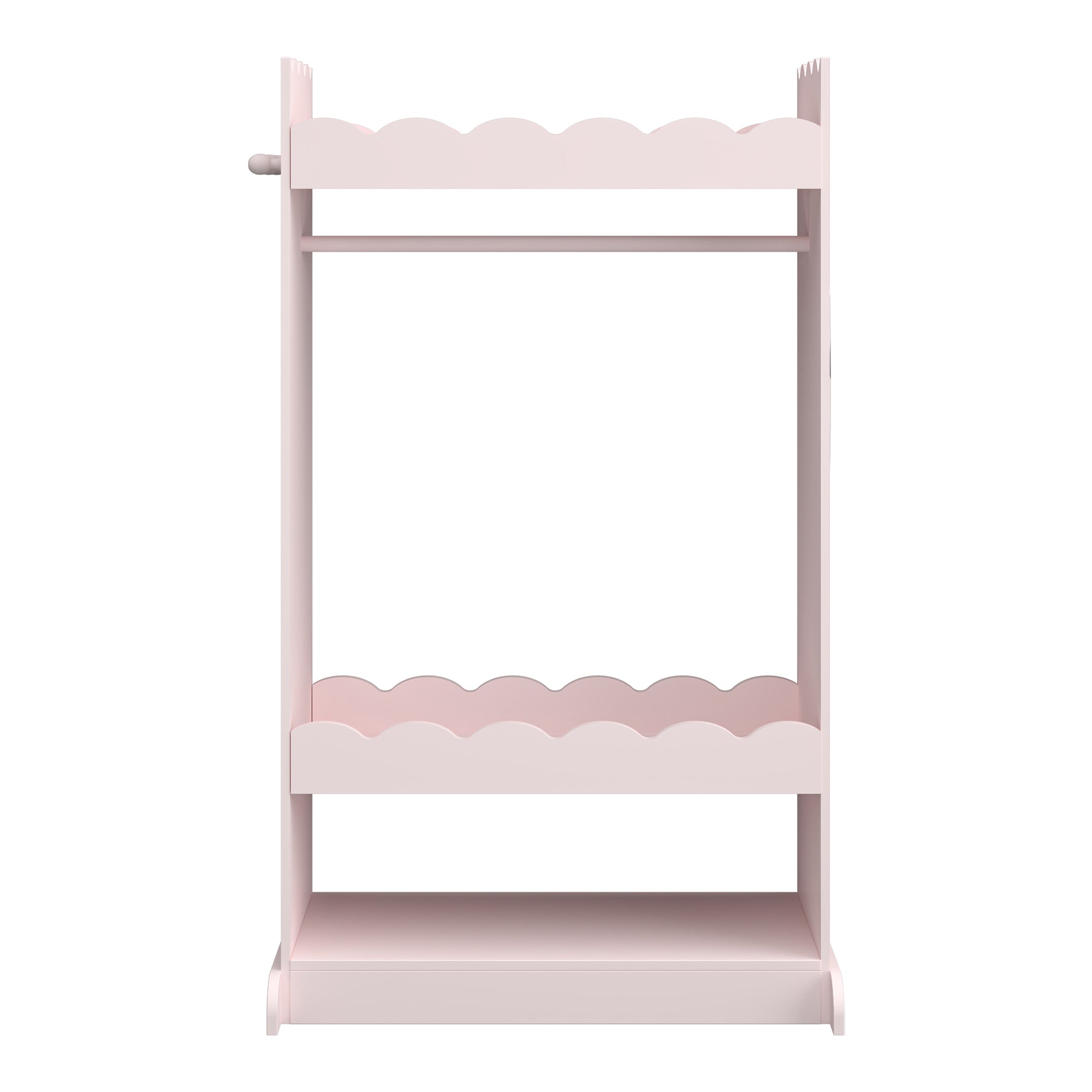 Guardaroba Vestnes per Cameretta con Specchio 115 x 63 x 38 cm - Rosa [en.casa]