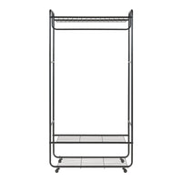 Stand Appendiabiti Vestvågøy in Acciaio - Nero [en.casa]