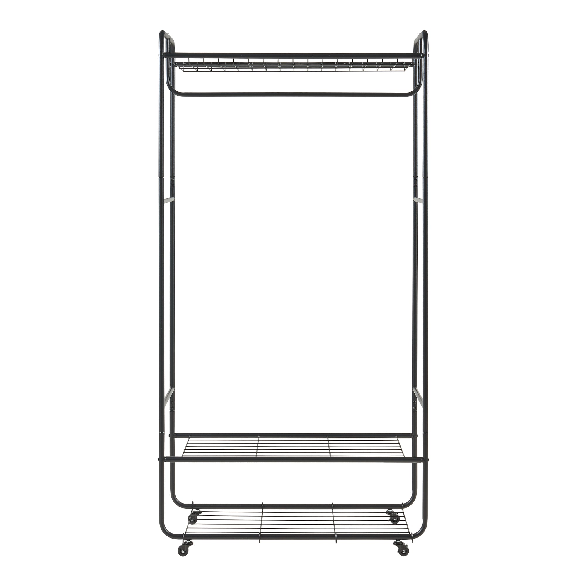 Stand Appendiabiti Vestvågøy in Acciaio - Nero [en.casa]