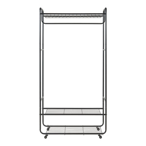 Stand Appendiabiti Vestvågøy in Acciaio - Nero [en.casa]