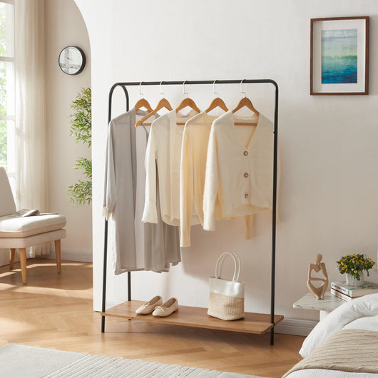 Stand Appendiabiti 'Ørbæk' Organizzatore Guardaroba Allestimento per Teatro Negozio di Abbigliamento - Nero / Effetto