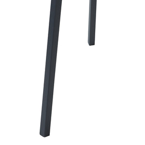 Appendiabiti da Terra Edet con Ripiano in Metallo Altezza 179 cm - Nero [en.casa]