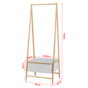 Stand Appendiabiti Iitti in Bambù 159 x 60 x 45 cm [en.casa]