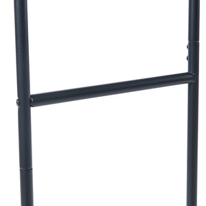 Stand Appendiabiti da Terra Sandviken in Acciaio - Nero [en.casa]