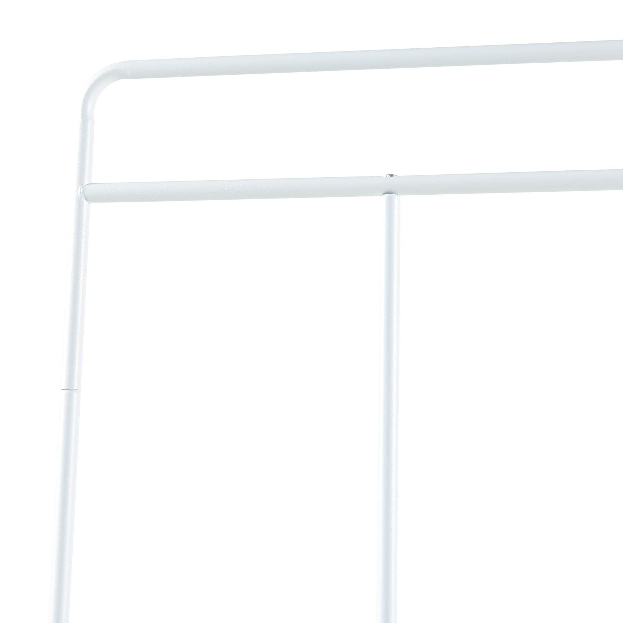 Stand Appendiabiti da Terra Sandviken in Acciaio - Bianco [en.casa]