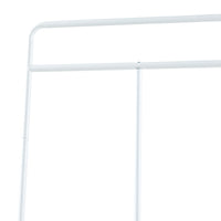 Stand Appendiabiti da Terra Sandviken in Acciaio - Bianco [en.casa]