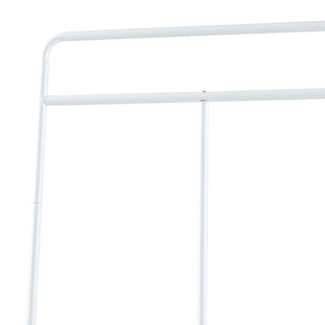 Stand Appendiabiti da Terra Sandviken in Acciaio - Bianco [en.casa]