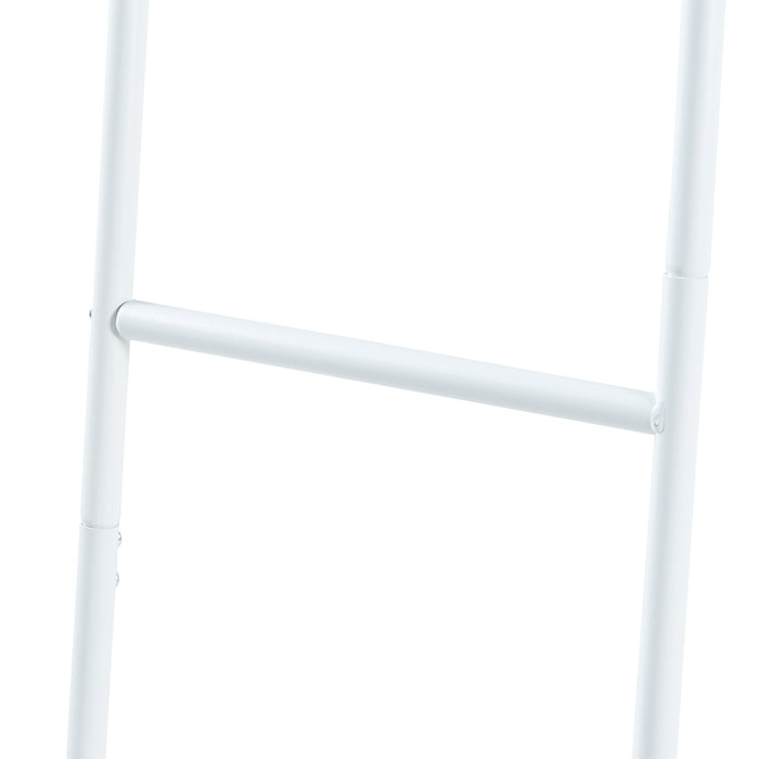 Stand Appendiabiti da Terra Sandviken in Acciaio - Bianco [en.casa]