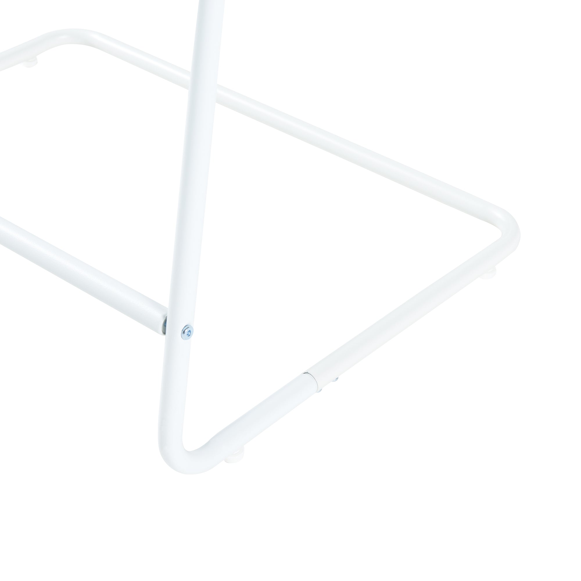 Stand Appendiabiti da Terra Sandviken in Acciaio - Bianco [en.casa]