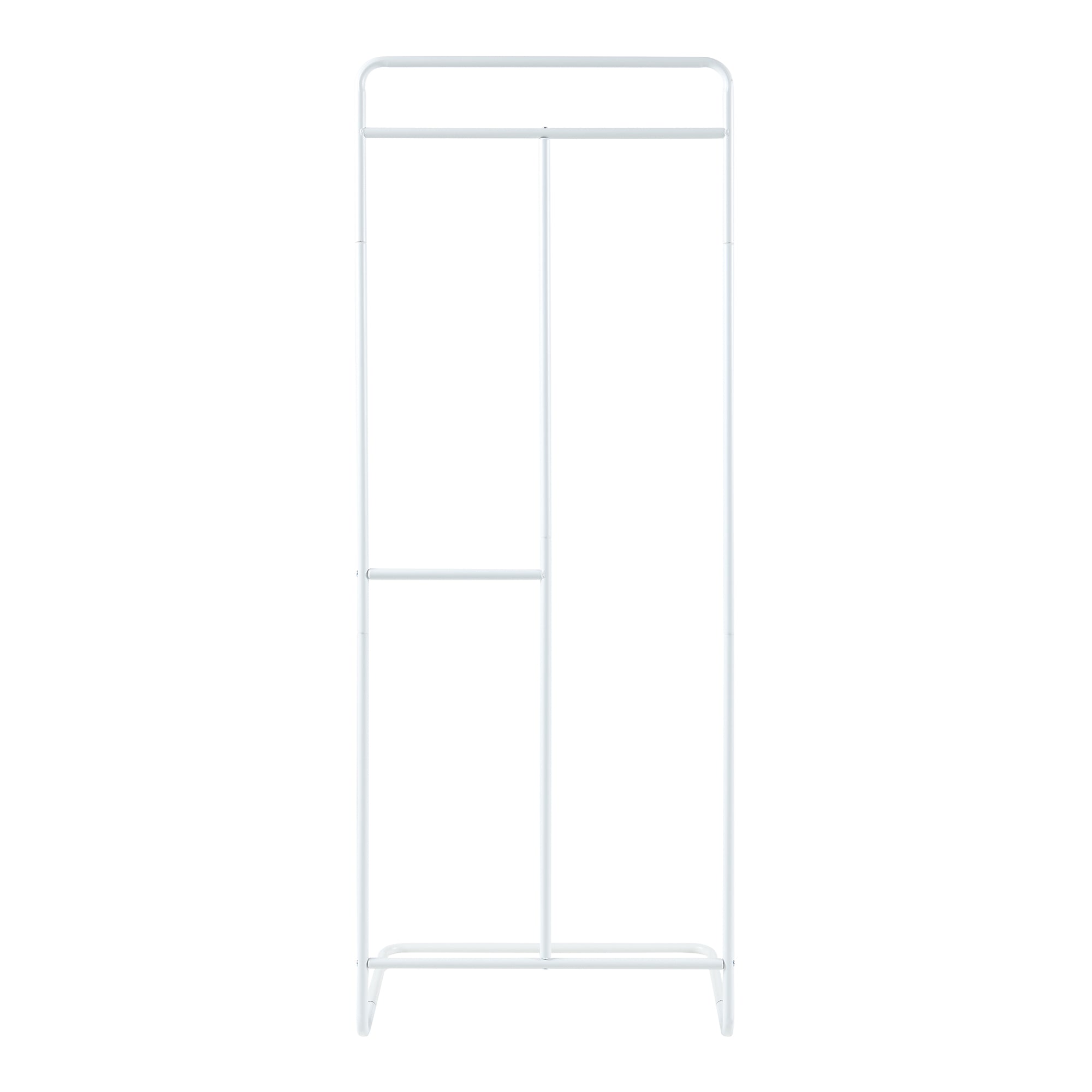 Stand Appendiabiti da Terra Sandviken in Acciaio - Bianco [en.casa]