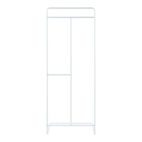 Stand Appendiabiti da Terra Sandviken in Acciaio - Bianco [en.casa]