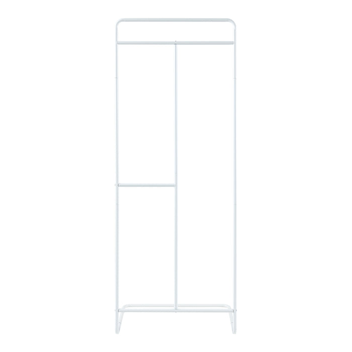 Stand Appendiabiti da Terra Sandviken in Acciaio - Bianco [en.casa]