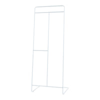 Stand Appendiabiti da Terra Sandviken in Acciaio - Bianco [en.casa]