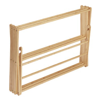 Stendino Verticale Grinau Stendibiancheria a Fisarmonica Bambù Naturale [en.casa]