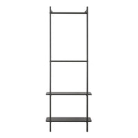 Stand Appendiabiti da Parete Bremanger 162 x 60 x 26 cm Nero [en.casa]