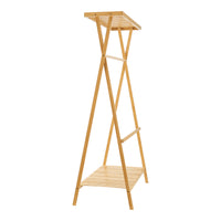 Stand Appendiabiti Horten in Bambù 140 x 90 x 45 cm Naturale [en.casa]